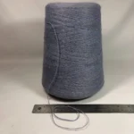 Large Wool Blend Yarn Cone Blue Grey Marl Machine Knitting - Image 4