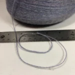 Large Wool Blend Yarn Cone Blue Grey Marl Machine Knitting - Image 5