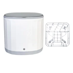 Mini Countertop Dishwasher Compact Round Design, No Plumbing