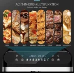 OYAJIA 10L Dual Zone Air Fryer 2600W Digital Double Basket - Image 2