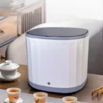 Mini Countertop Dishwasher Compact Round Design, No Plumbing - Image 2