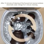 Mini Countertop Dishwasher Compact Round Design, No Plumbing - Image 3