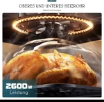 OYAJIA 10L Dual Zone Air Fryer 2600W Digital Double Basket - Image 5