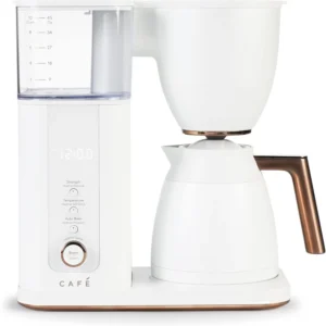 Cafe Specialty Drip Coffee Maker 10-Cup White Rose Gold Thermal