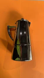 Stainless Steel Moka Pot Stovetop Espresso Coffee Maker Chrome