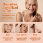 Pure Organic Rosehip Seed Oil Cold Pressed Face Skin Hair - Image 5