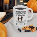 To My Wife I Love You Mug Romantic Gift for Her Anniversary Cup - Image 5