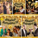 Metallic Foil Fringe Curtain Party Backdrop Decoration 1x2m - Image 4