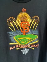 San Francisco Giants World Series Black T-Shirt Majestic - Image 2