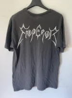 Vintage Emperor Band Graphic T Shirt Washed Black Tee - Image 2