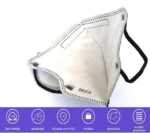 Kids Black KN95 Face Mask 5 Layer FFP2 CE Approved Disposable - Image 3