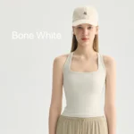 Womens Square Neck Racerback Tank Top Gym Vest Multi-Colour - Image 2