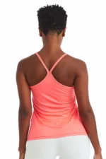 Brazilian Gym Top Womens Strappy Back Black Workout Yoga Fitness Tank - Image 2