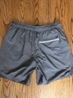 Legends Mens Athletic Shorts Grey Elastic Waist Drawstring Training Gym - Image 2