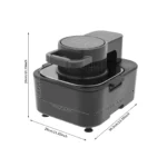 Digital Air Fryer with Lift-Up Lid Large Basket, Multi-Color - Image 2