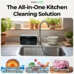 SterilPure Portable Ultrasonic Dishwasher Ozone Clean, No Install - Image 4