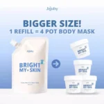 Jejuby Bright My Skin Combo Refill Rice Milk Body & Face Mask - Image 2
