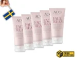 ACO Caring Face Cream for Dry Skin Vitamin E Fragrance-Free 5pk