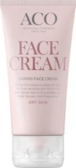ACO Caring Face Cream for Dry Skin Vitamin E Fragrance-Free 5pk - Image 3