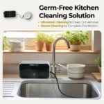 SterilPure Portable Ultrasonic Dishwasher Ozone Clean, No Install - Image 3