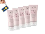 ACO Caring Face Cream for Dry Skin Vitamin E Fragrance-Free 5pk - Image 2