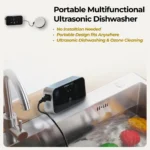 SterilPure Portable Ultrasonic Dishwasher Ozone Clean, No Install - Image 2