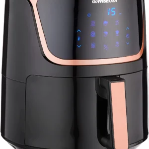 GoWISE Digital Air Fryer Black And Rose Gold, Touch Control