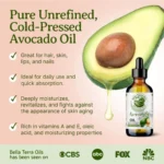 Pure Cold-Pressed Avocado Oil for Skin Hair Face - Image 5
