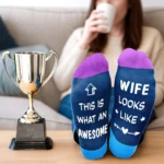 Funny Wife Gift Socks for Anniversary, Valentine & Wedding - Image 2