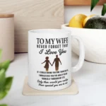 To My Wife I Love You Mug Romantic Gift for Her Anniversary Cup - Image 4