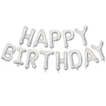 Happy Birthday Foil Letter Balloon Banner Party Decoration - Image 3