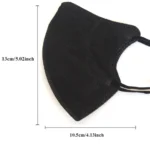 Kids Black KN95 Face Mask 5 Layer FFP2 CE Approved Disposable - Image 4