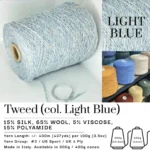 Tweed Cone Yarn Soft Wool Blend with Colorful Flecks, Many Colors - Image 2