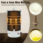 16L Large Electric Wax Melter Pot Spigot Tap Candle Making Kit - Image 3