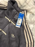 Adidas Originals Suede Track Jacket Toggle Buttons 3-Stripes - Image 3