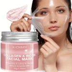 Collagen And Biotin Facial Mask for Hydrated Smooth Skin