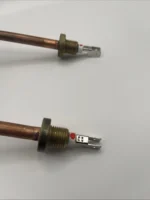 Copper Coil Heating Element Dual Threaded Mount, Spade Terminals - Image 4