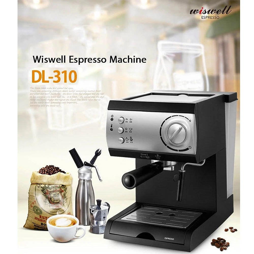 s-l1600 (45) Wiswell DL-310 Semi-Automatic Espresso Machine 15 Bar, Steamer - Image 1
