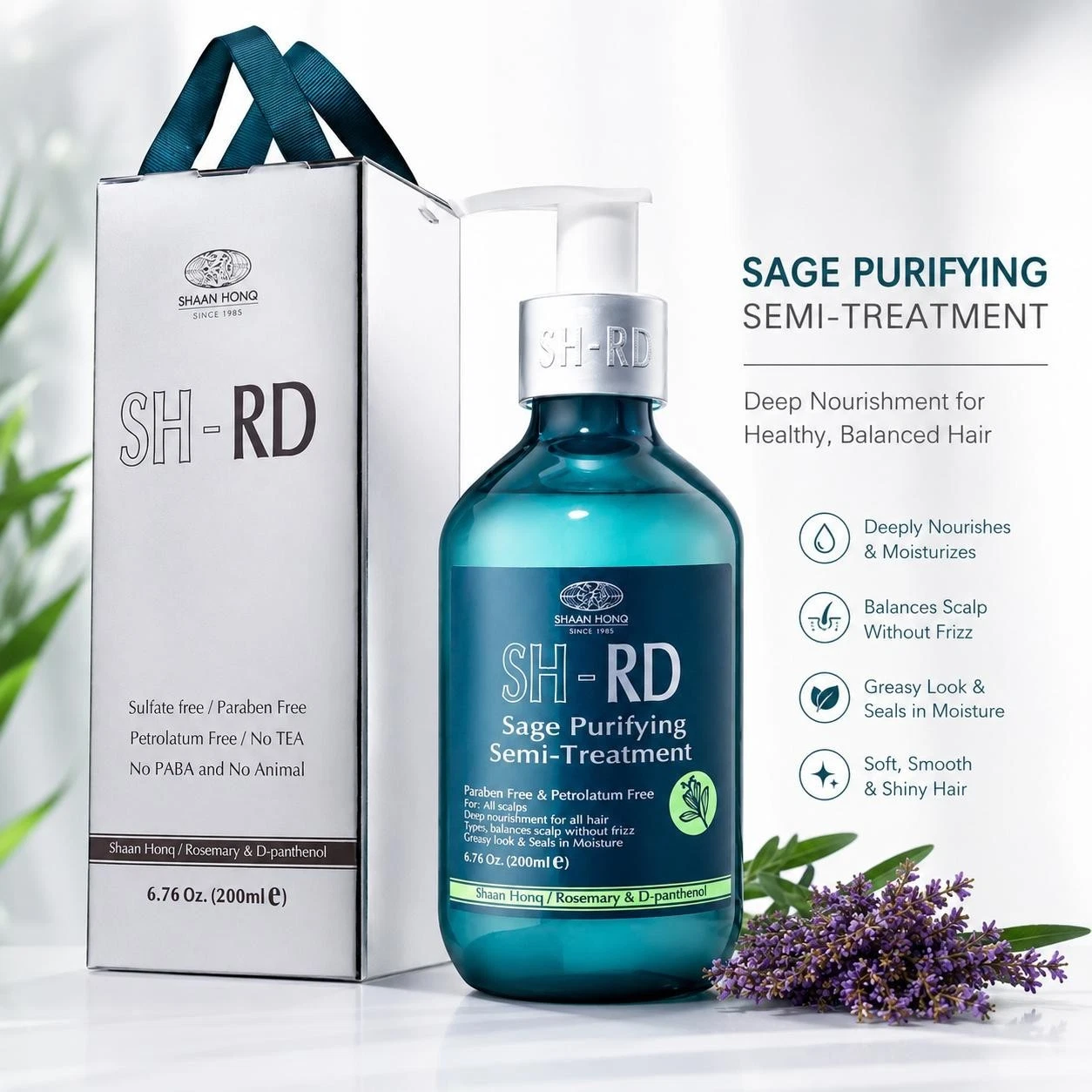 s-l1600 SH-RD Sage Purifying Semi Treatment 200ml Scalp Hair Repair - Image 1