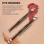 6Pcs Pro Kabuki Makeup Brush Set Foundation Blending Powder - Image 6