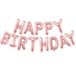 Happy Birthday Foil Letter Balloon Banner Party Decoration - Image 4