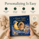 Personalised Bedtime Story Book Custom Name And Photo Baby Gift - Image 3