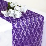 Lace Table Runner Wedding Party Floral Multi Colour Banquet Decor - Image 4