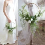 10Pcs Bamboo Wood Rings Macrame Dream Catcher Wreath Wedding DIY - Image 5