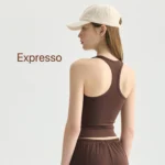 Womens Square Neck Racerback Tank Top Gym Vest Multi-Colour - Image 4