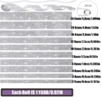 Self Adhesive Rhinestone Ribbon Roll Diamante Bling Wedding Craft - Image 4
