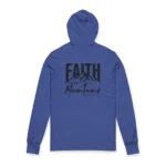 Man of God Lion Cross Graphic Hoodie Christian Faith Mens - Image 3