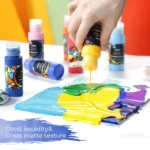 Ohuhu Outdoor Acrylic Paint Set 24 Colors 6 Brushes Weather Resistant - Image 5