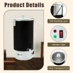 16L Large Electric Wax Melter Pot Spigot Tap Candle Making Kit - Image 5