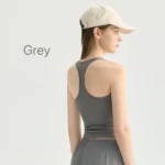 Womens Square Neck Racerback Tank Top Gym Vest Multi-Colour - Image 3